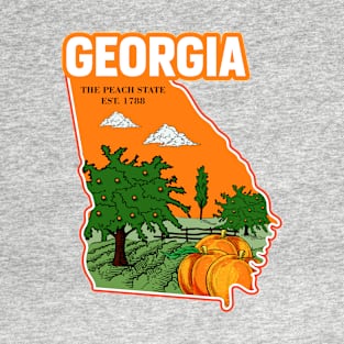 Georgia and peach T-Shirt